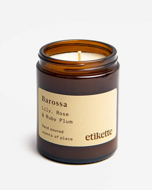 Barossa in Lily, Rose & Ruby Plum ~ Soy Candles